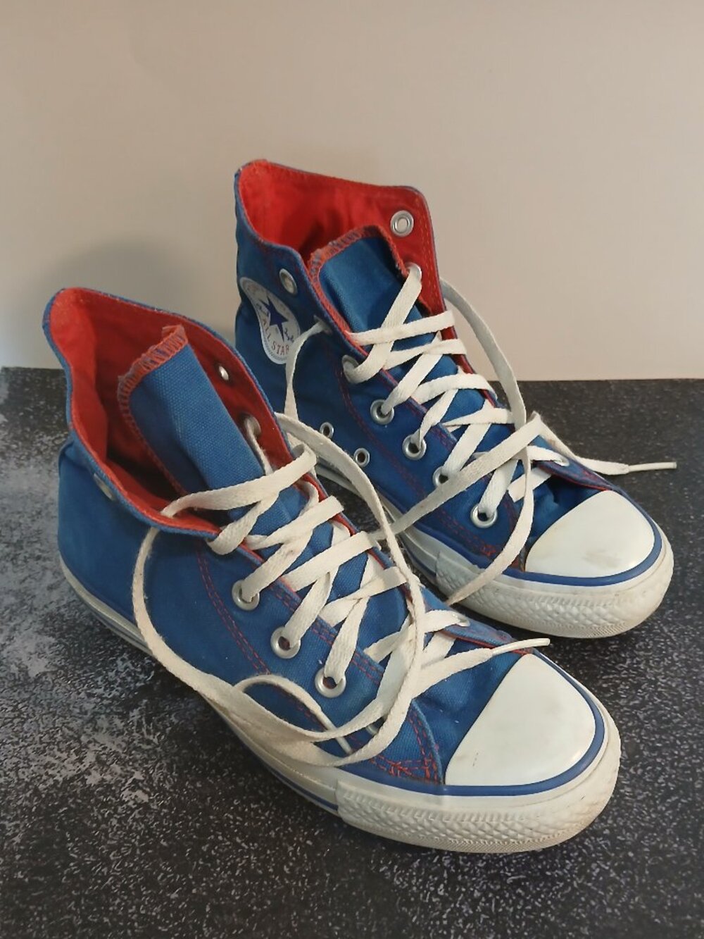 Converse Chuck Taylor All Star Sneakers High Tops-Blue-Woman's 6.5 Men's 4.5